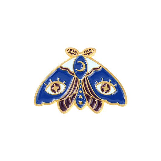 Broche Vintage Estrella y Luna en Oro - Joya Animal Esmaltada - Image 9