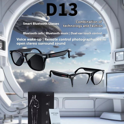 Gafas Inteligentes AI con Llamadas Bluetooth y Control Táctil D13 - Image 11