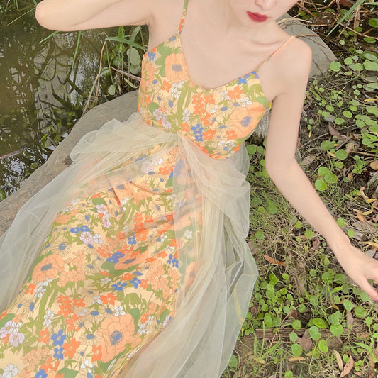 Vestido Hada de Malla con Patchwork Estampado - Image 2