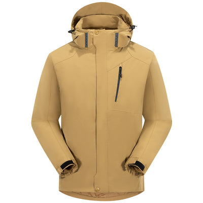 Chaqueta Acolchada 3 en 1 de Plumón de Pato Blanco para Parejas - Image 5