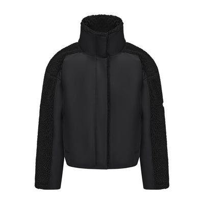 Abrigo de Lana de Cordero Oversized Retro de Manga Larga para Mujer - Image 7