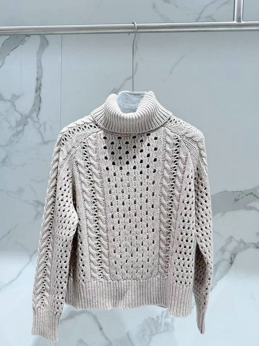 Suéter Cuello Alto Manga Larga para Otoño e Invierno - Image 7