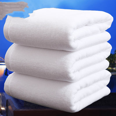 Toalla de Baño Algodón Premium Gruesa Absorbente Blanca - Image 9