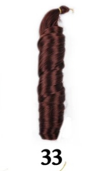 Extensiones de Cabello Crochet Ondas Sueltas Africanas con Asa - Rizo Grande - Image 6