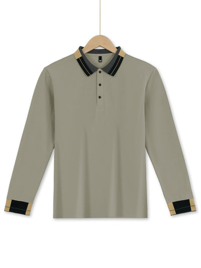 Camisa Casual de Negocios Manga Larga Solida para Hombre - Image 5