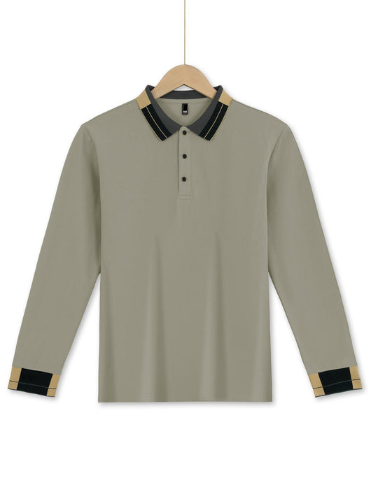 Camisa Casual de Negocios Manga Larga Solida para Hombre - Image 5