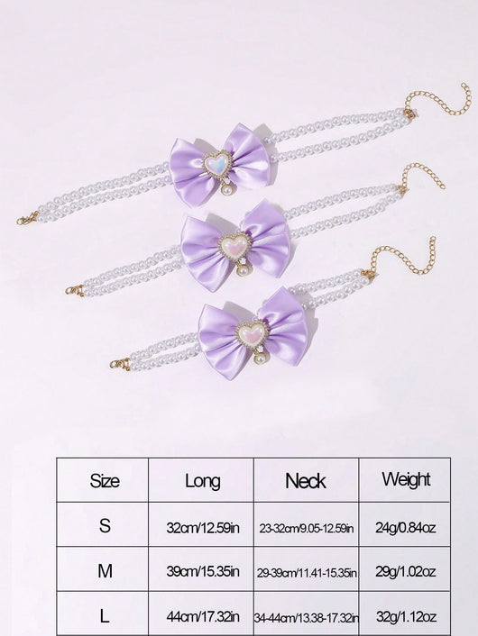 Collar Princesa con Dije Corazón para Mascotas - Image 12