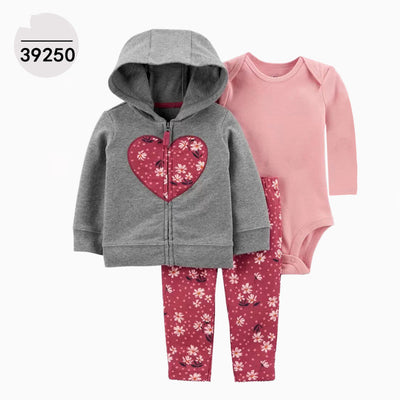 Conjunto Infantil 3 Piezas: Sudadera con Capucha, Manga Larga y Pantalón - Image 16