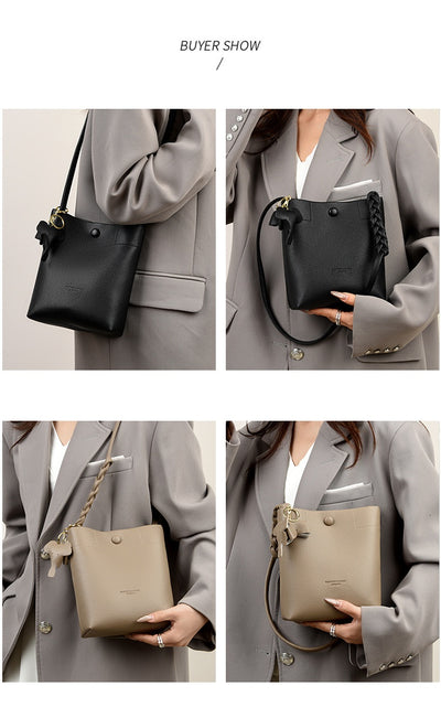 Bolso Bandolera de Cuero Suave para Celular Multicompartimento - Image 28