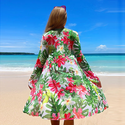 Bikini Dos Piezas Sexy con Blusa de Playa para Mujer - Image 16