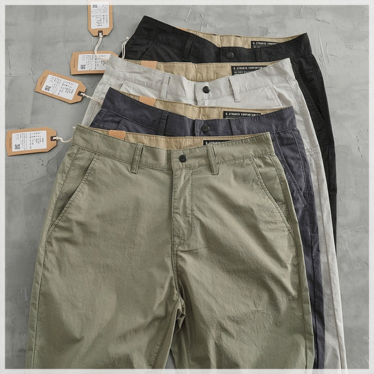 Pantalones Casuales Rectos para Hombre - Primavera y Otoño - Image 10