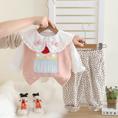 Conjunto Primaveral para Niña Estilo Coreano Moderno - Image 3
