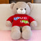Urso Suéter Cinza 75 Cm