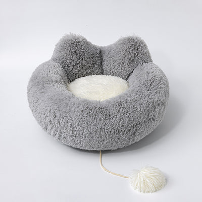 Nido Redondo de Peluche para Mascotas Cuatro Estaciones - Image 2