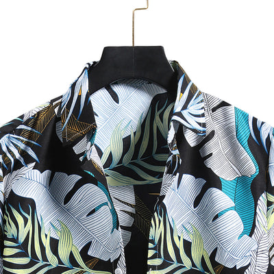 Camisas Hawaianas Estampadas para Hombre - Diseño Floral Moderno - Image 9