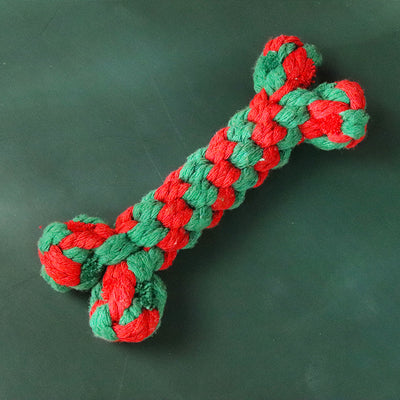 Juego de Juguetes Navideños de Cuerda para Perros - Mordedor Resistente y Limpiador de Dientes - Image 7