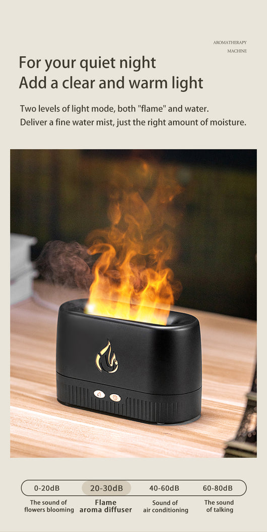 Difusor de Aroma con Efecto Llama - Humidificador Silencioso para el Hogar - Image 18