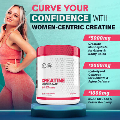 Polvo de Creatina Monohidrato 240g - Rendimiento Muscular Potenciado