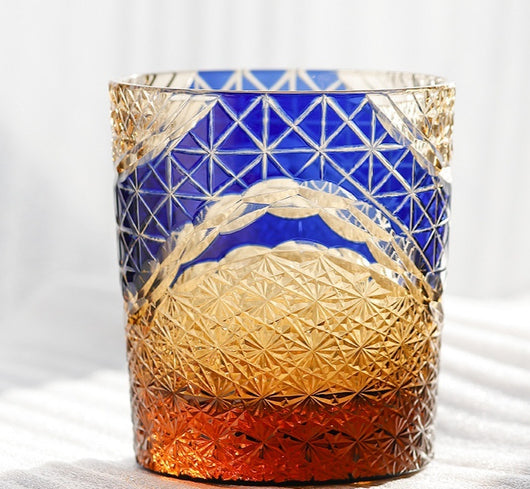 Vaso de Cristal Asterismo Estilo Edo Japonés - Image 26