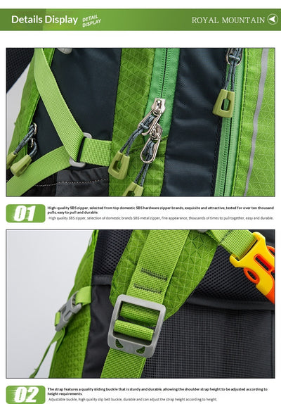 Mochila de Campamento Impermeable de Gran Capacidad - Image 25