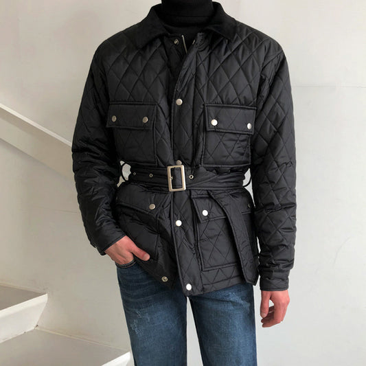 Abrigo de Invierno Acolchado para Hombre con Forro Polar