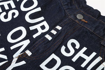 Jeans Casual Retro Americano WritingTrendy - Estilo Urbano Clásico - Image 7