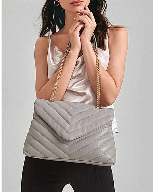 Bolso Bandolera con Cadena Metálica y Bordado para Mujer - Image 16