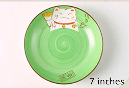 Tazón de Cerámica Gato de la Suerte Estilo Japonés - Image 33
