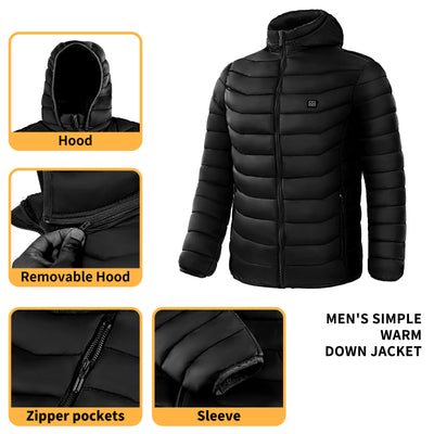 Chaqueta Acolchada con Calefacción para Hombre - 9 Zonas de Calor - Image 5