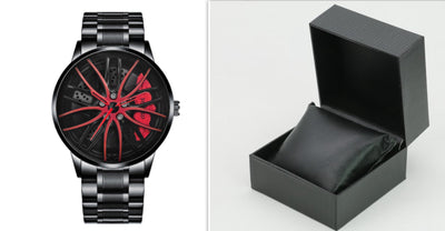 Reloj de Cuarzo Impermeable con Ruedas de Acero Inoxidable para Hombre - Image 28