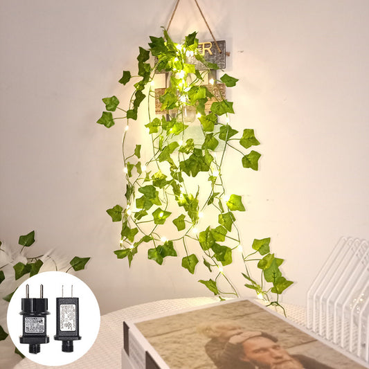 Guirnalda de Luces Ratán para Exterior - Lámpara Decorativa de Patio