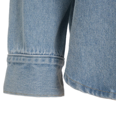 Chaqueta Camisa Denim Lavado Irregular Oversize - Image 8