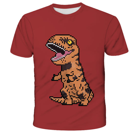 Playera Infantil Estampado 3D Cuello Redondo Manga Corta - Image 3