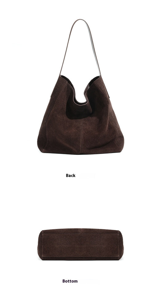 Bolso Tote de Cuero Gamuza Mate - Bolsa Profesional para Commuter - Image 13