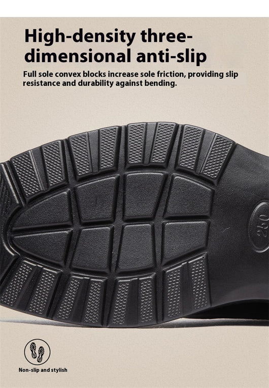 Zapatos Casuales de Cuero Genuino para Hombre con Suela Blanda Elevada - Image 20