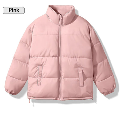 Abrigo de Algodón Cálido con Capucha y Cuello Alto para Mujer - Image 20