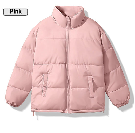 Abrigo de Algodón Cálido con Capucha y Cuello Alto para Mujer - Image 20