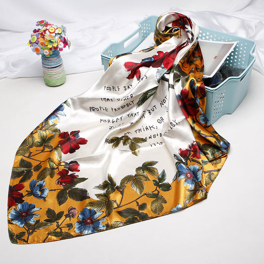Pañuelo Vintage Estampado para Mujer - Accesorio Profesional Versátil - Image 7