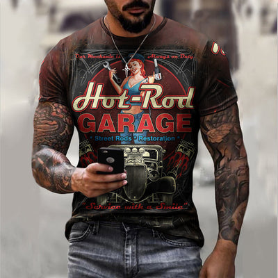 Camiseta Deportiva Slim Fit para Hombre con Diseño Estampado - Image 20