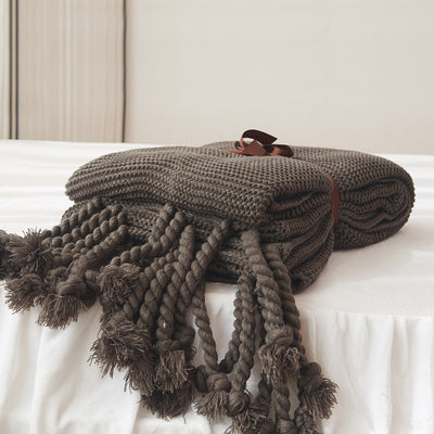 Manta Tejida con Flecos Estilo Influencer - Diseño Viral - Image 37
