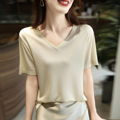 Blusa Suelta de Satén Francés Premium - Image 6