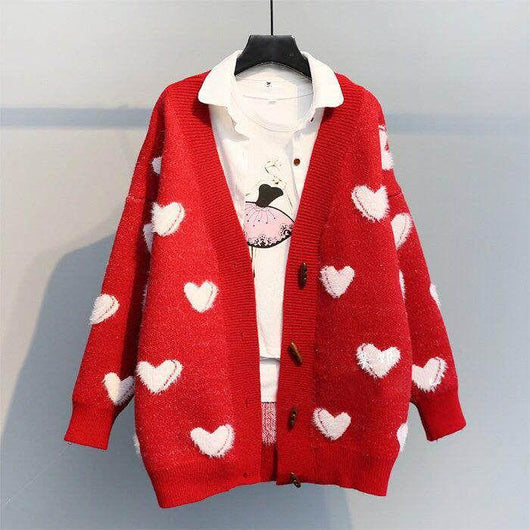 Cardigan Tejido Suelto para Mujer - Suéter Abrigo de Moda Actual - Image 3