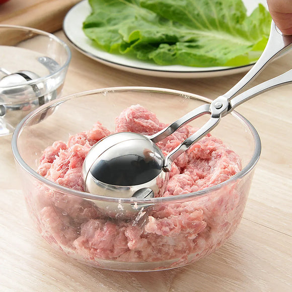Moldeador de Albóndigas y Bolitas de Arroz en Acero Inoxidable