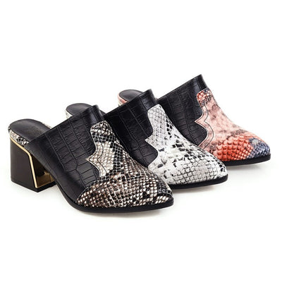 Pantuflas Estilo Occidental Combinadas Talla Grande - Diseño Europeo Moderno - Image 10