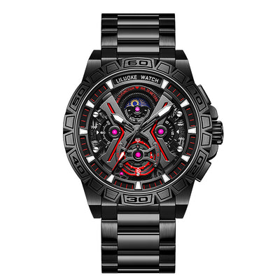 Reloj de Cuarzo Luminoso con Tallado Hueco Tridimensional - Image 7