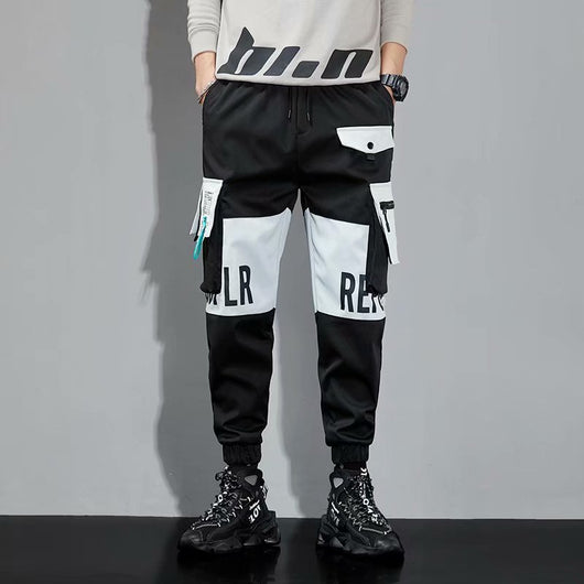 Pantalones Hip Hop Sueltos de Tendencia para Hombre - Primavera - Image 6