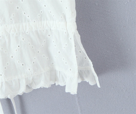 Conjunto de Blusa sin Mangas Bordada y Culotte de Algodón - Image 17