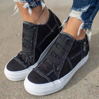 Zapatillas de Lona con Plataforma Elevada - Image 4