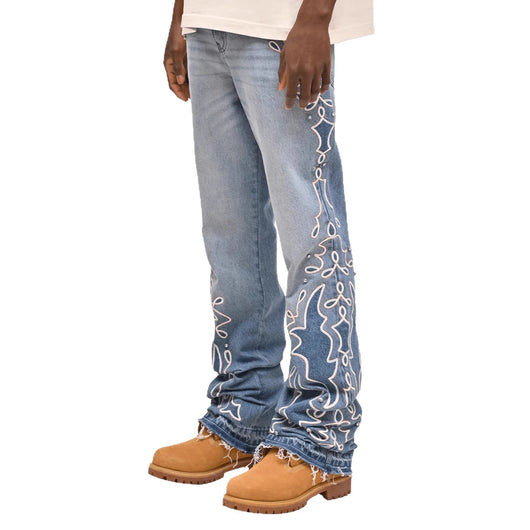 Jeans Anchos para Hombre con Diseño Degradado - Image 5