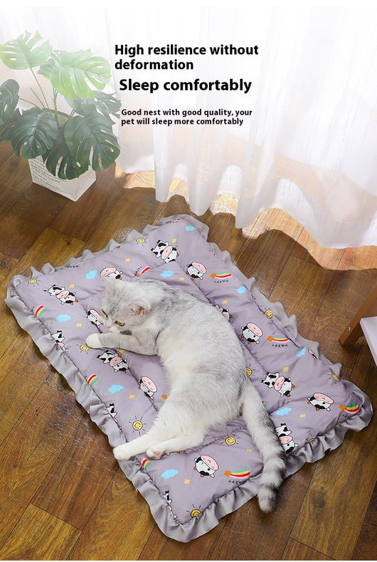 Cama Térmica Acolchada para Perros y Gatos - Colchoneta Cálida Invierno - Image 24